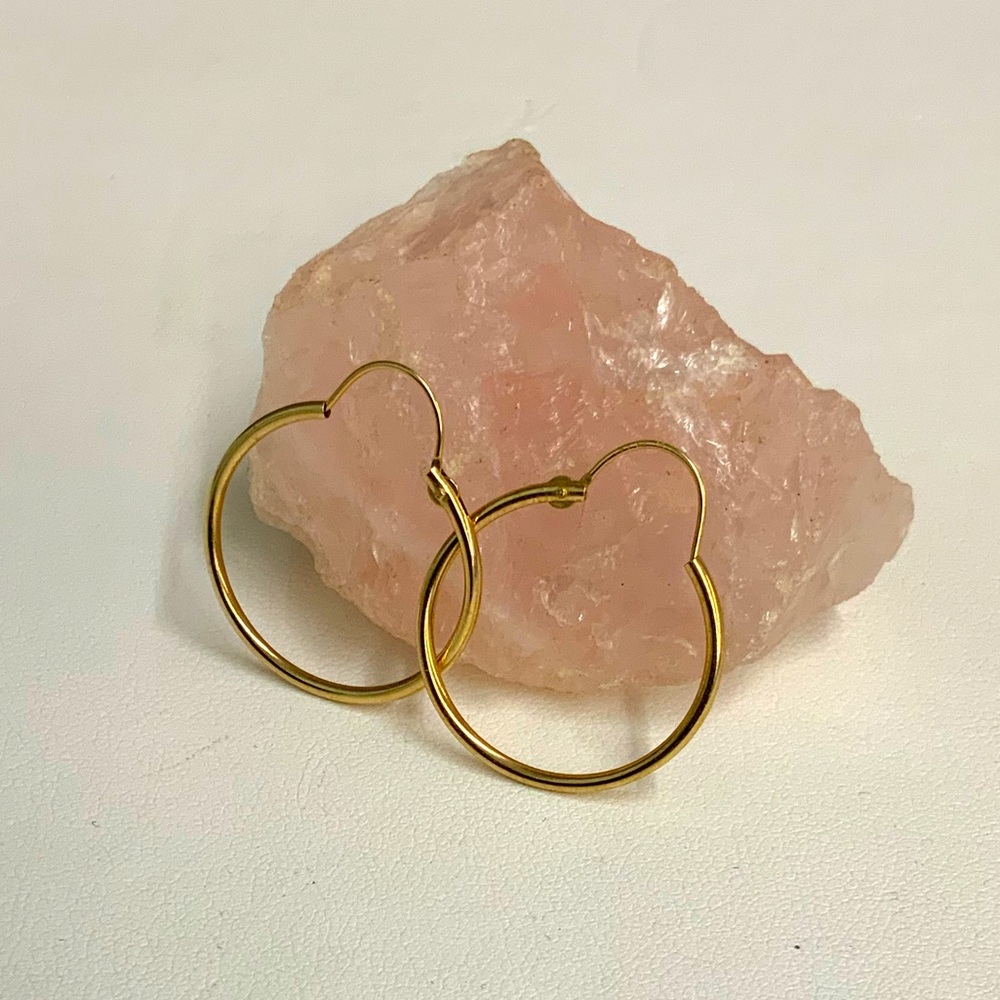 Gold Hoops - image 1